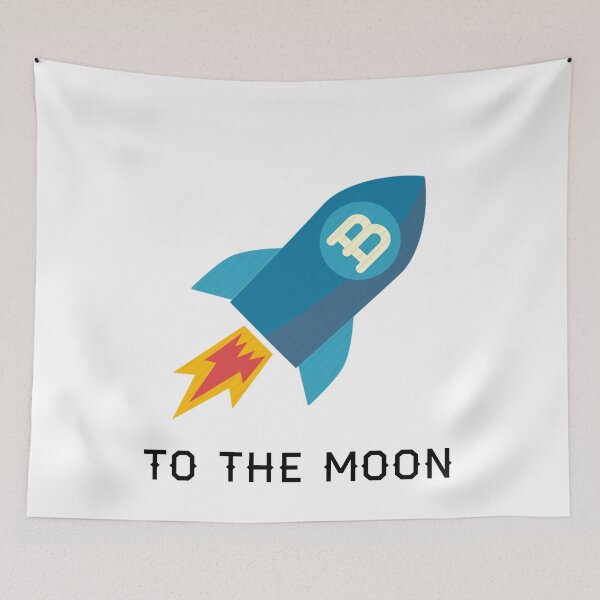 Item preview, Bitcoin to the Moon (BTC) designed and sold by StreetNoise.