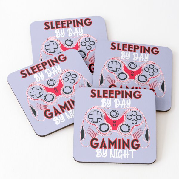 Item preview, Sleeping By Day Gaming By Night designed and sold by Tilyasshop.