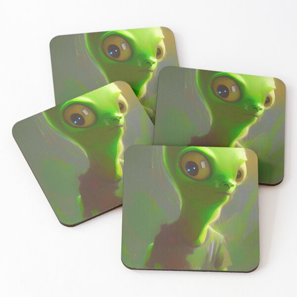 Item preview, Funny alien art. Colorful extraterrestrial designed and sold by Neo-Expression.