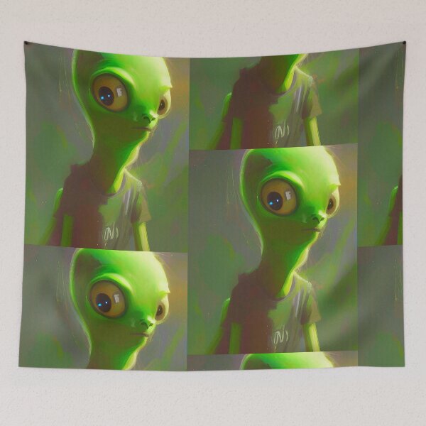 Item preview, Funny alien art. Colorful extraterrestrial designed and sold by Neo-Expression.