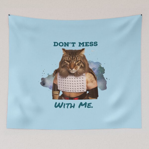 Item preview, Don't Mess With Me Cat Lovers Meme designed and sold by QuotezArtist.