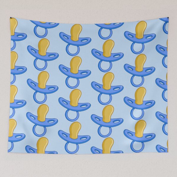 Item preview, Blue pacifier designed and sold by Yael Weiss.