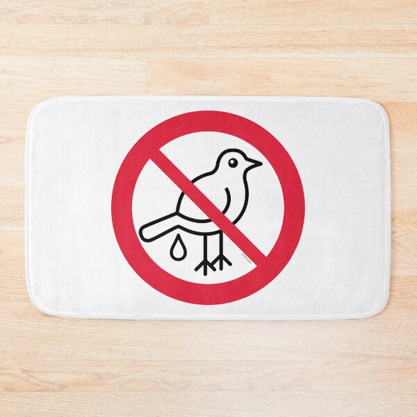 Item preview, No Bird Droppings designed and sold by PopAlien.