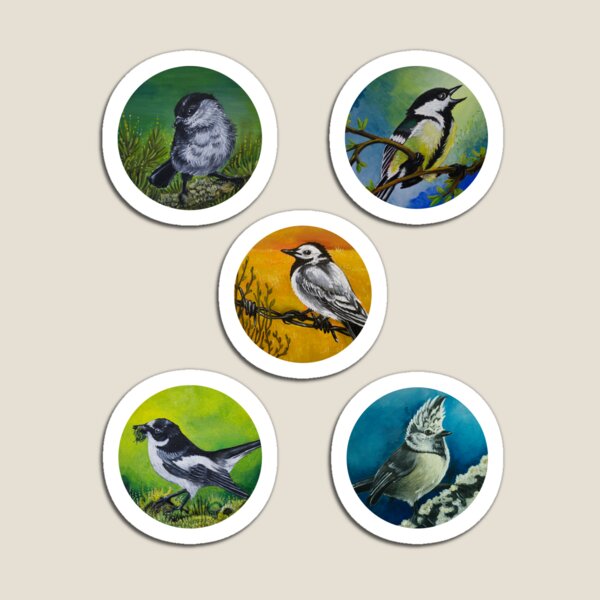 Set of Birds Magnet