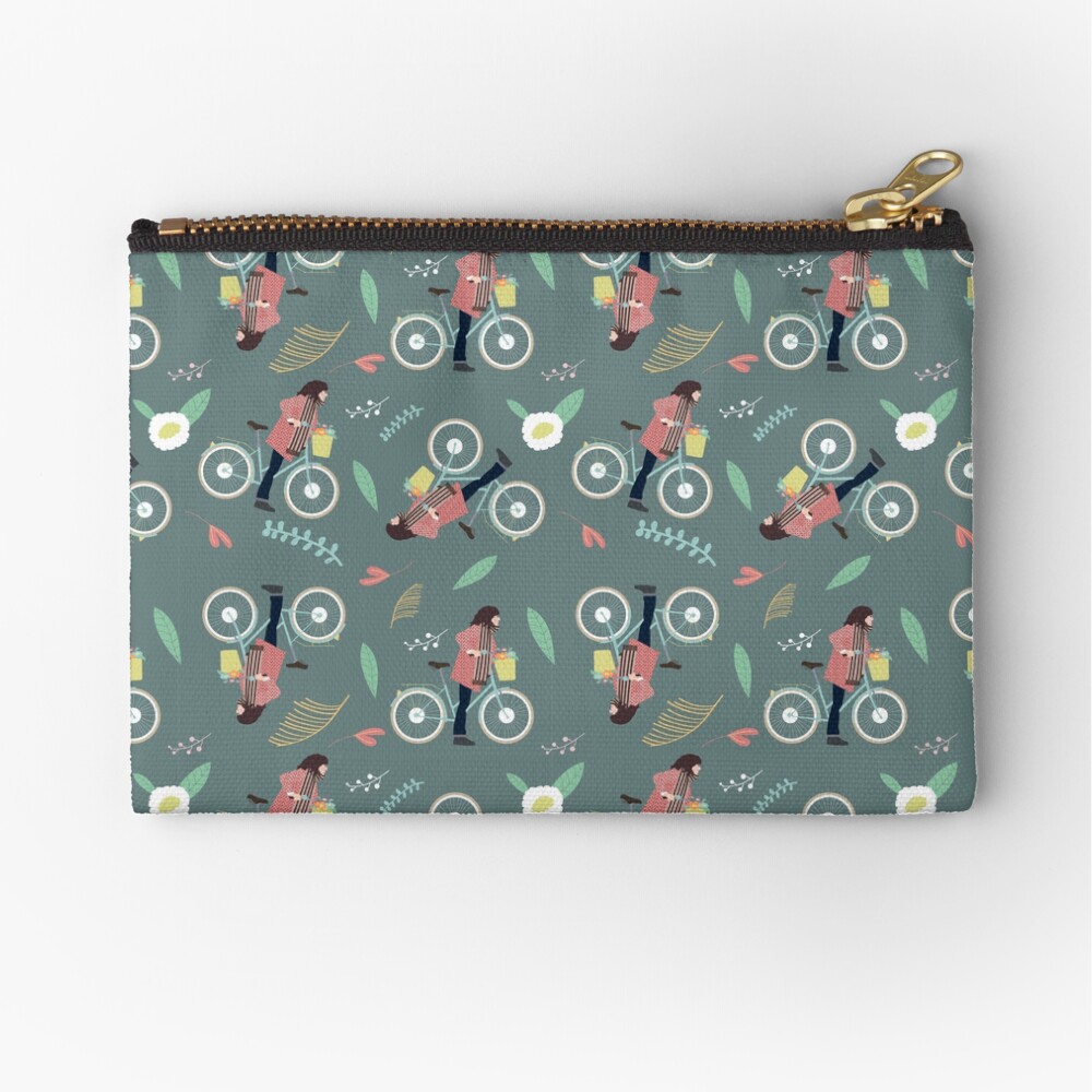 Chica en bicicleta Bolsos de mano