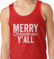 Merry Christmas Yall Men's Tank Top