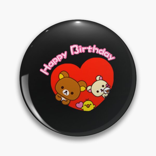Item preview, Kilakkuma Bear Kawaii Happy Birthday  designed and sold by ggpandele.