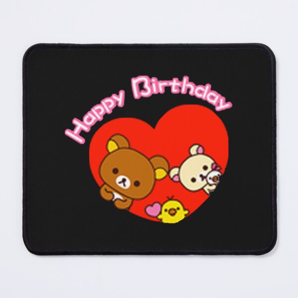 Item preview, Kilakkuma Bear Kawaii Happy Birthday  designed and sold by ggpandele.