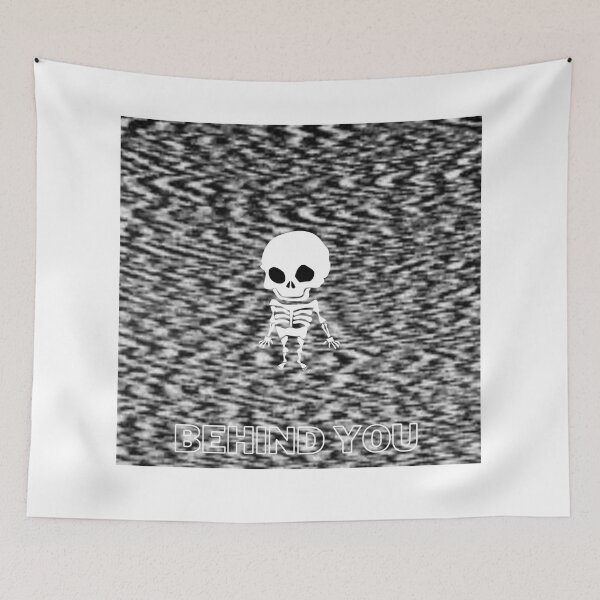 Item preview, the mandela catalogue an intruder movie inspired grey black skull  designed and sold by Vkhandekar.