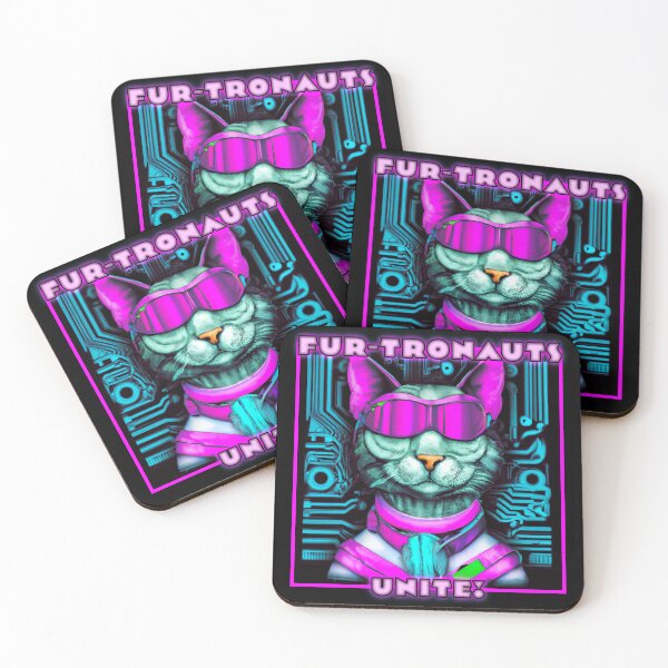 Item preview, Fur-tronauts Unite designed and sold by thedigitomato.