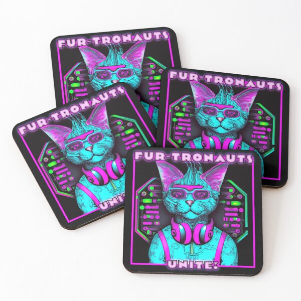 Item preview, Fur-tronauts Unite designed and sold by thedigitomato.