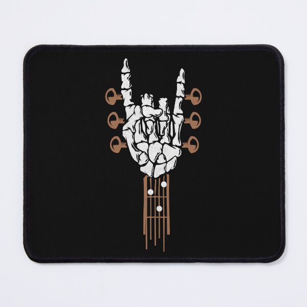 Item preview, Rock On The Guitar Neck Skeleton Hand Rock & Roll Music Guitarist Gift  designed and sold by alenaz.