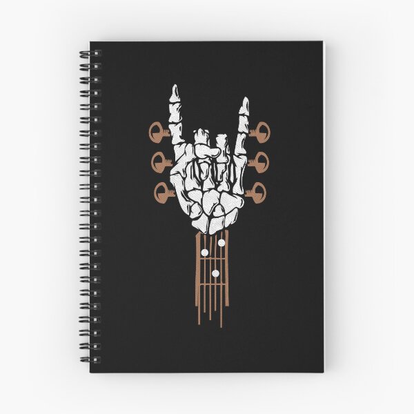 Item preview, Rock On The Guitar Neck Skeleton Hand Rock & Roll Music Guitarist Gift  designed and sold by alenaz.