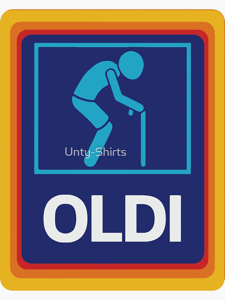 "Oldi & Aldi OLDI, Funny, Funny Birthday Tee, Father's Day, Birthday ...