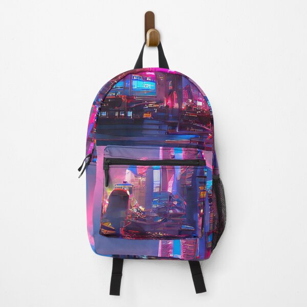 Item preview, Futuristic space city. Synthwave Retrowave Neon designed and sold by Neo-Expression.