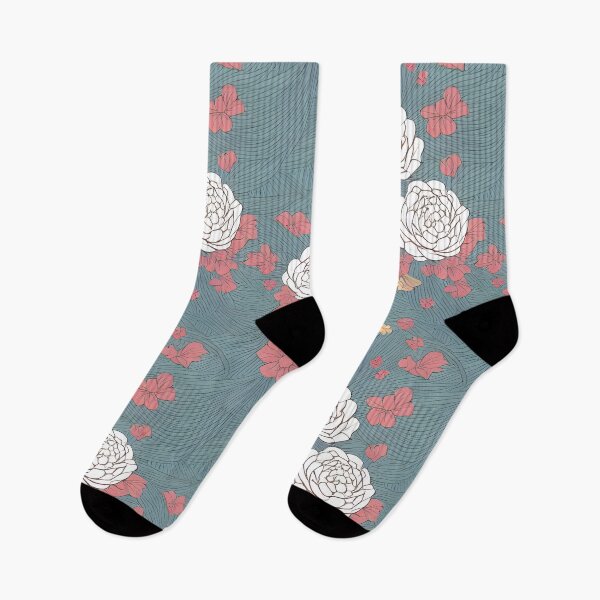 Item preview, Abstract white rose pattern designed and sold by CasualMadness.