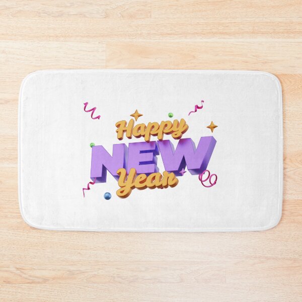 Item preview, Happy New Year gold and purple and confetti designed and sold by JAG2B.