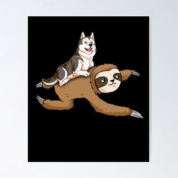 Item preview, sloth husky friendship   designed and sold by josephfanous.