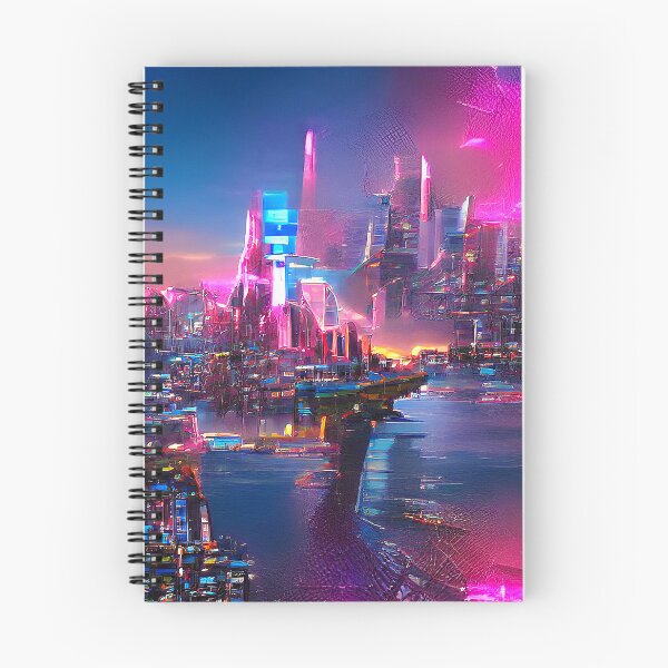 Item preview, Retrofuturism City NYC Synthwave surrealism designed and sold by Neo-Expression.