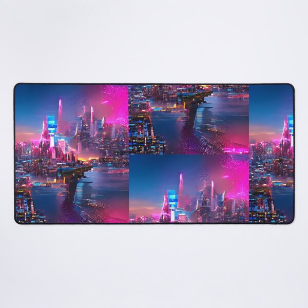 Item preview, Retrofuturism City NYC Synthwave surrealism designed and sold by Neo-Expression.