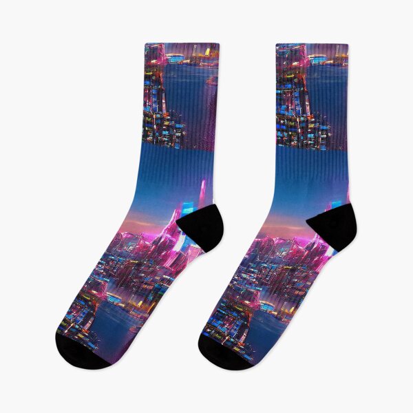 Item preview, Retrofuturism City NYC Synthwave surrealism designed and sold by Neo-Expression.