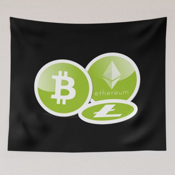 Item preview, Bitcoin, Ethereum, Litecoin (BTC, ETH, LTC) designed and sold by StreetNoise.