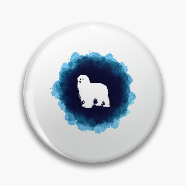 Item preview, Bearded Collie Beautiful Blue Watercolor Design designed and sold by 1681830934131.