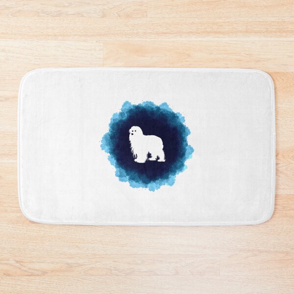 Item preview, Bearded Collie Beautiful Blue Watercolor Design designed and sold by 1681830934131.