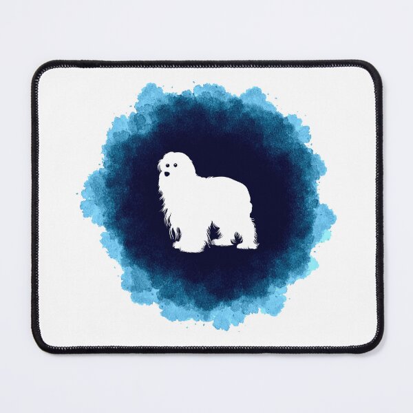 Item preview, Bearded Collie Beautiful Blue Watercolor Design designed and sold by 1681830934131.