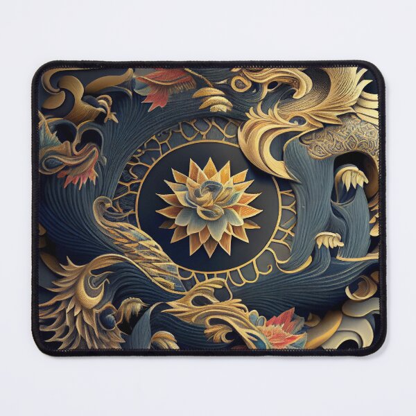 Artikelvorschau, Cool Smooth Detailed Asian Pattern Digital Painting entworfen und verkauft von CodeAndColors.