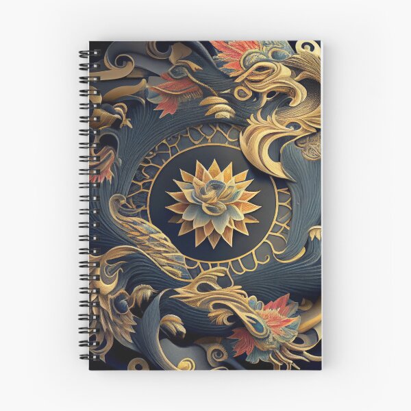 Item preview, Cool Smooth Detailed Asian Pattern Digital Painting designed and sold by CodeAndColors.