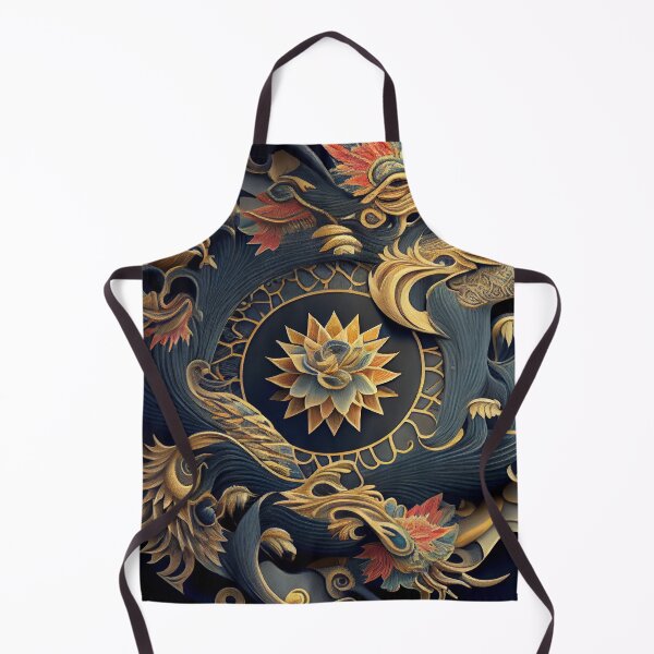 Aperçu de l'œuvre Cool Smooth Detailed Asian Pattern Digital Painting créée et vendue par CodeAndColors.