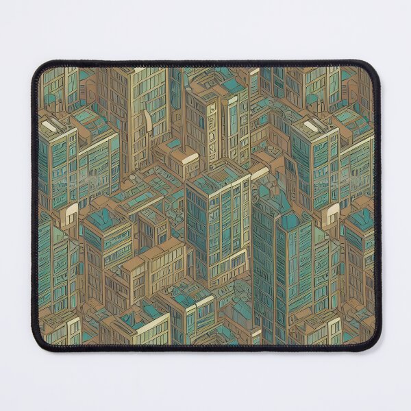 Item preview, Abstract modern city pattern designed and sold by CasualMadness.