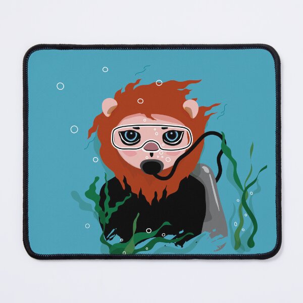 Item preview, Lion or Cat _Family Felidae_Diving designed and sold by RabitoDesign.