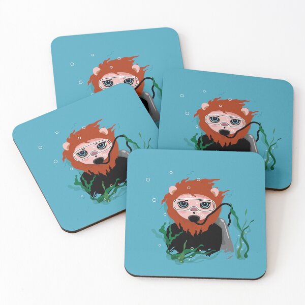 Item preview, Lion or Cat _Family Felidae_Diving designed and sold by RabitoDesign.