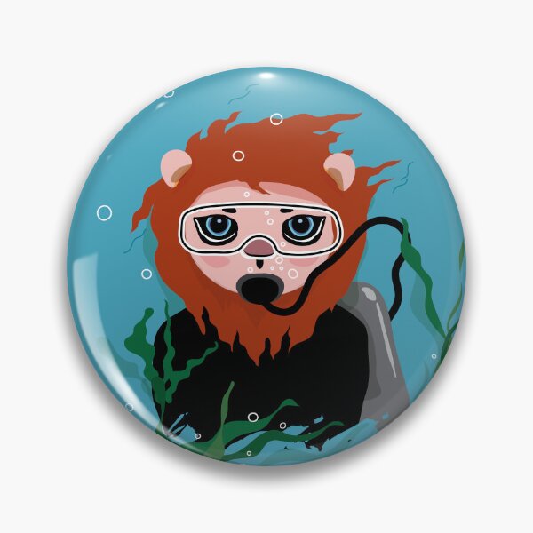 Item preview, Lion or Cat _Family Felidae_Diving designed and sold by RabitoDesign.