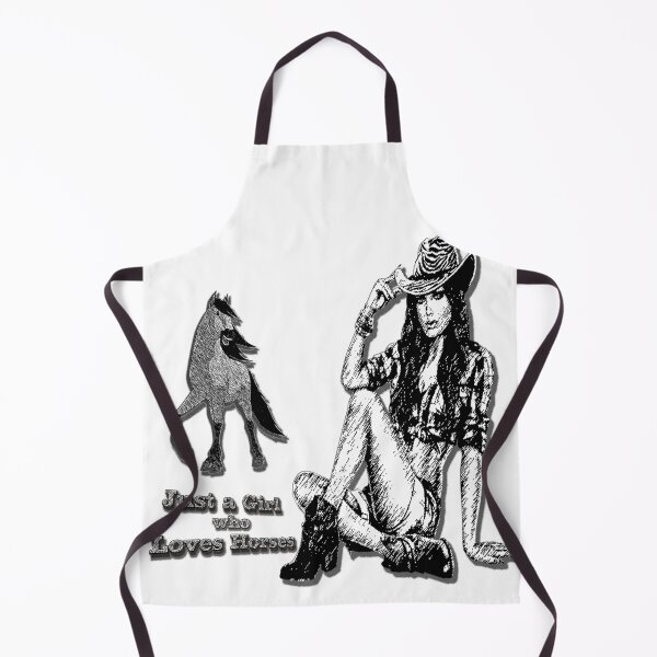 Item preview, Just a Girl who Loves Horses and Ponies Sketch designed and sold by Huskyyy Designs.