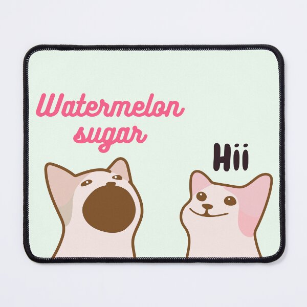 Item preview, Popcat watermelon sugar meme  designed and sold by megojamal.