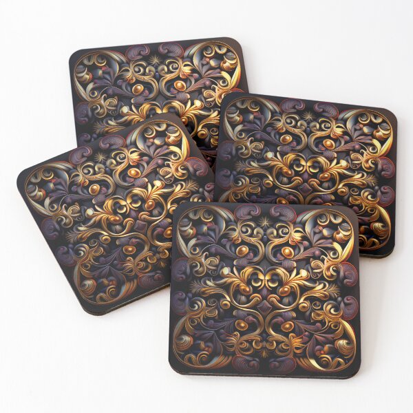 Item preview, Dark Three Dimensional Brilliant European Pattern Digital Painting designed and sold by CodeAndColors.