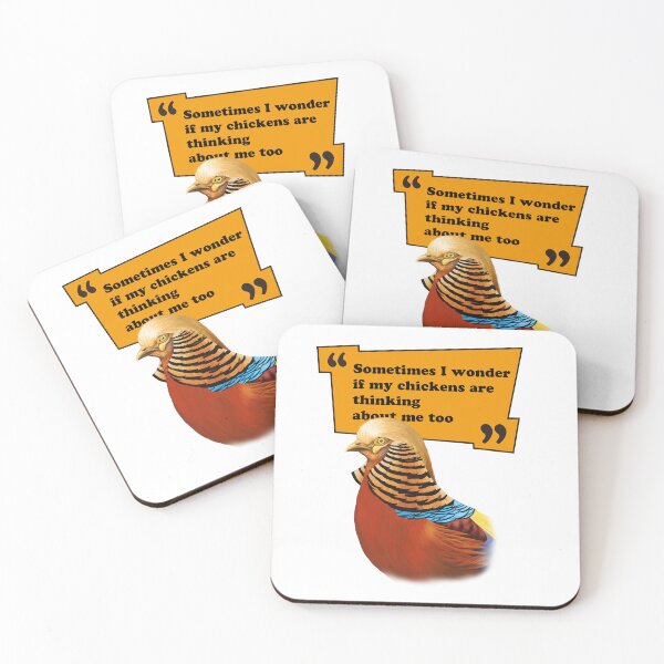Item preview, Sometimes I wonder if my chickens are thinking about me too designed and sold by LeoXiang.