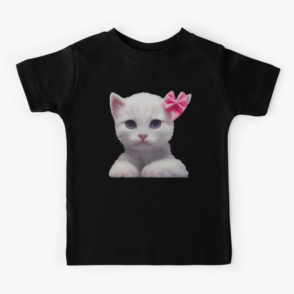 cute kitty cat with bow tie baby girl hat baseball cap 2-5 years caps -  Only Cat Shirts