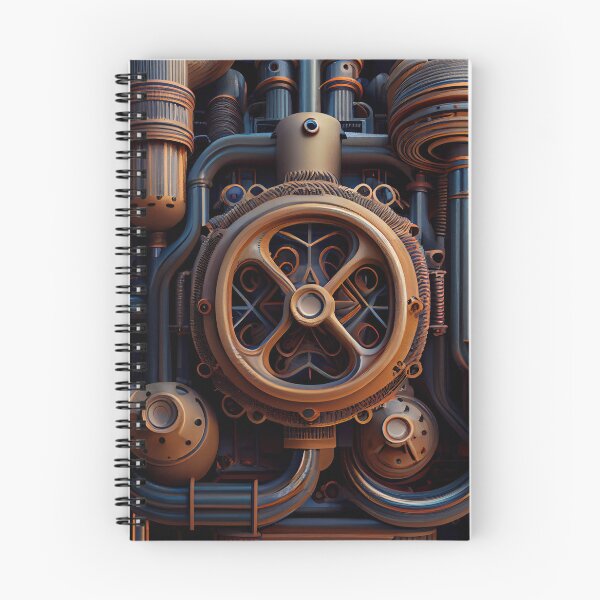 Item preview, Complex Industrial Pattern Digital Painting designed and sold by CodeAndColors.