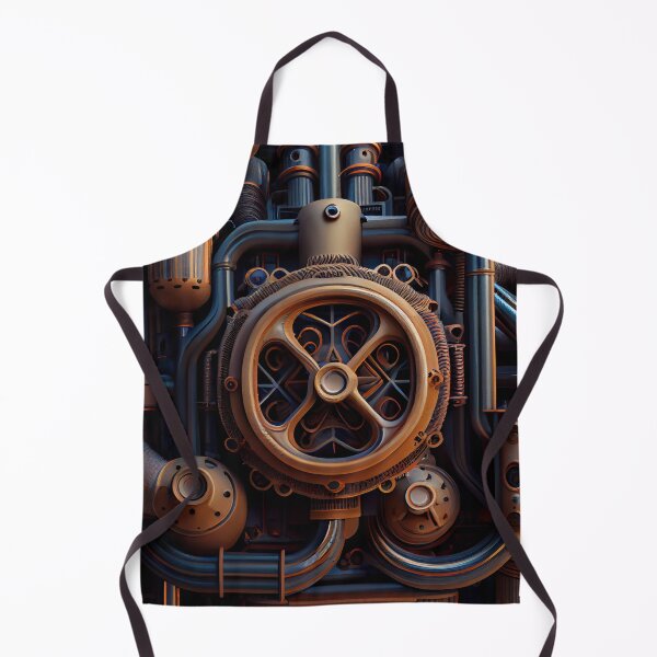 Item preview, Complex Industrial Pattern Digital Painting designed and sold by CodeAndColors.