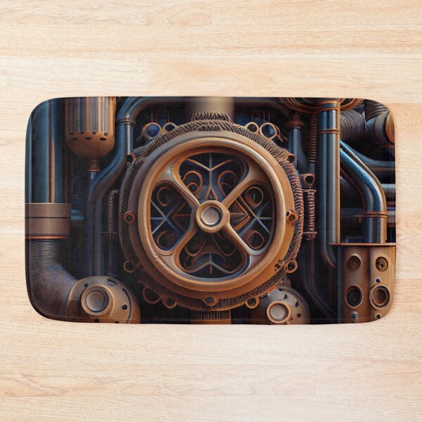 Item preview, Complex Industrial Pattern Digital Painting designed and sold by CodeAndColors.