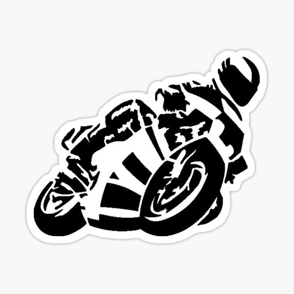 Sport Bike Crotch Rocket Motorcycle Track Day' Sticker