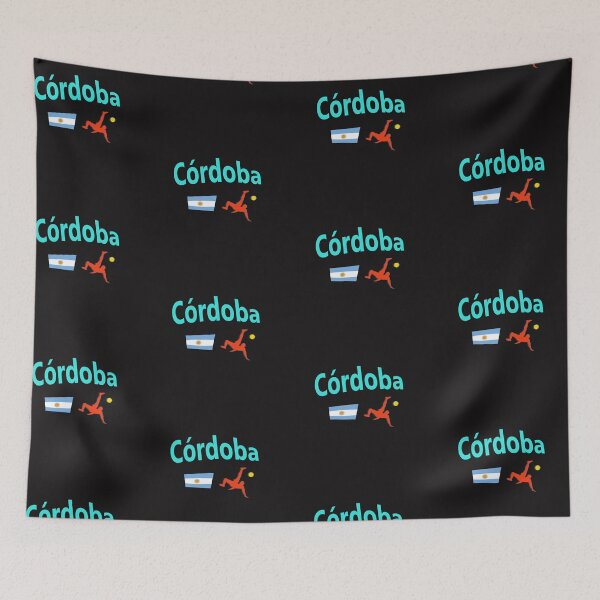 Item preview, Córdoba, Argentina Soccer abstract design  designed and sold by lobodelnoir.