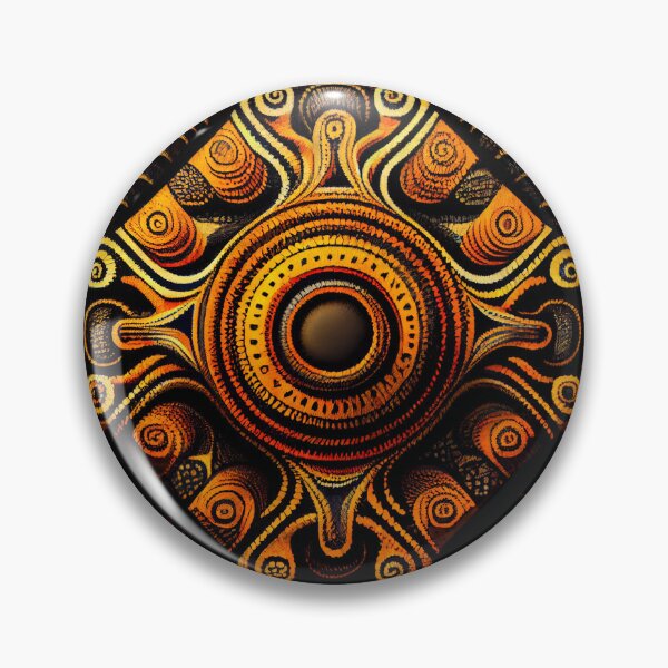 Item preview, Aggressive Imagined African Pattern Digital Painting designed and sold by CodeAndColors.