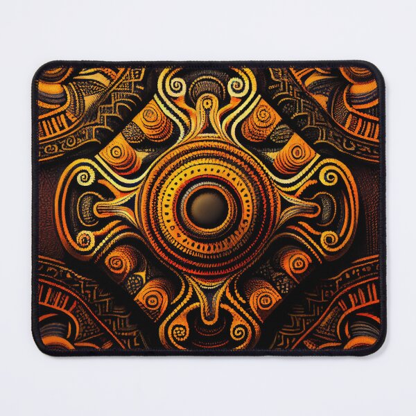 Item preview, Aggressive Imagined African Pattern Digital Painting designed and sold by CodeAndColors.