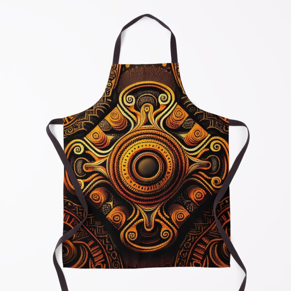 Item preview, Aggressive Imagined African Pattern Digital Painting designed and sold by CodeAndColors.