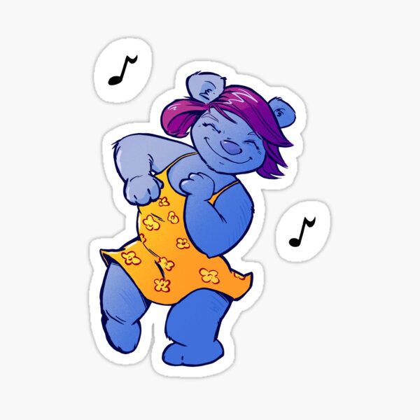 Dancing bear Sticker